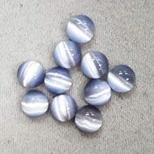 10MM ROUND CABOCHON CATS EYE GREY(10PCS/BAG)